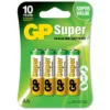 AA, GP Super Alkaline AA-batteri, 15A/LR6, 4-pack