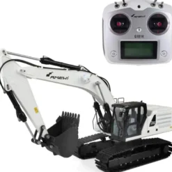 Amewi Hydraulisk Radiostyrd Grävmaskin G101H Vit 1:16