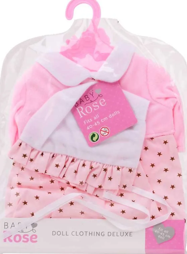 Baby Rose Dockkläder med stjärnor