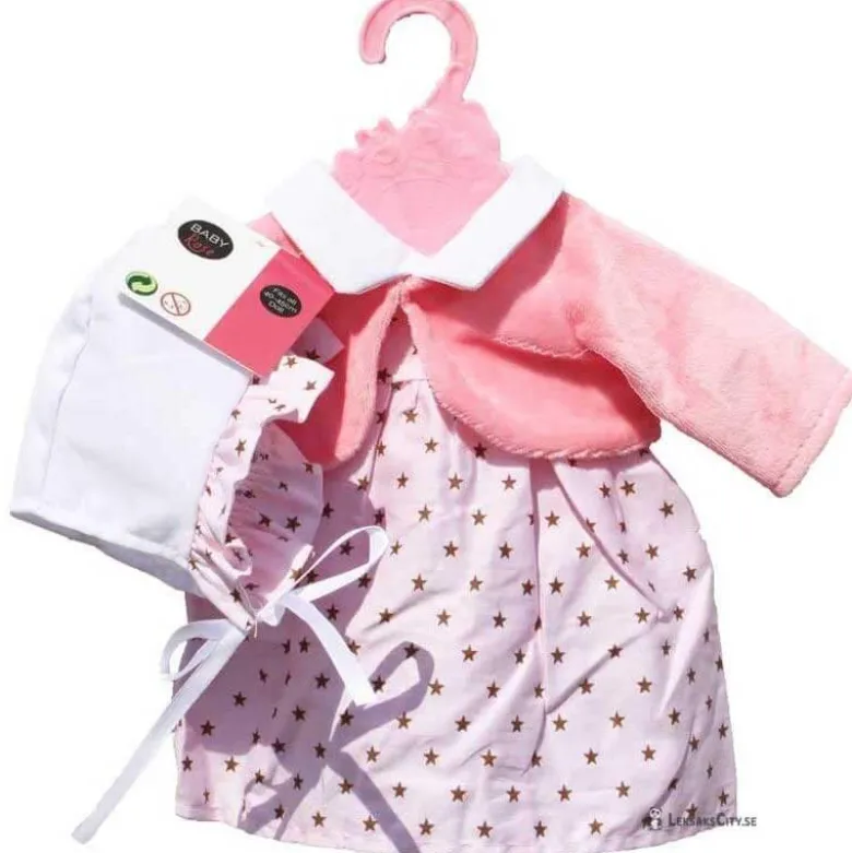 Baby Rose Dockkläder med stjärnor