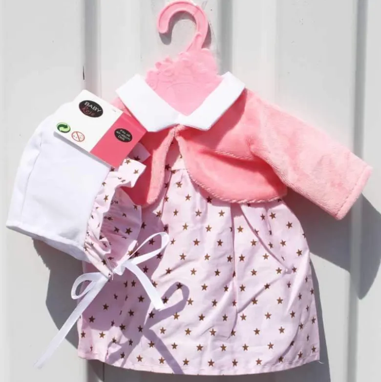 Baby Rose Dockkläder med stjärnor