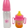 Baby Rose Juiceflaska och nappflaska med mjölk