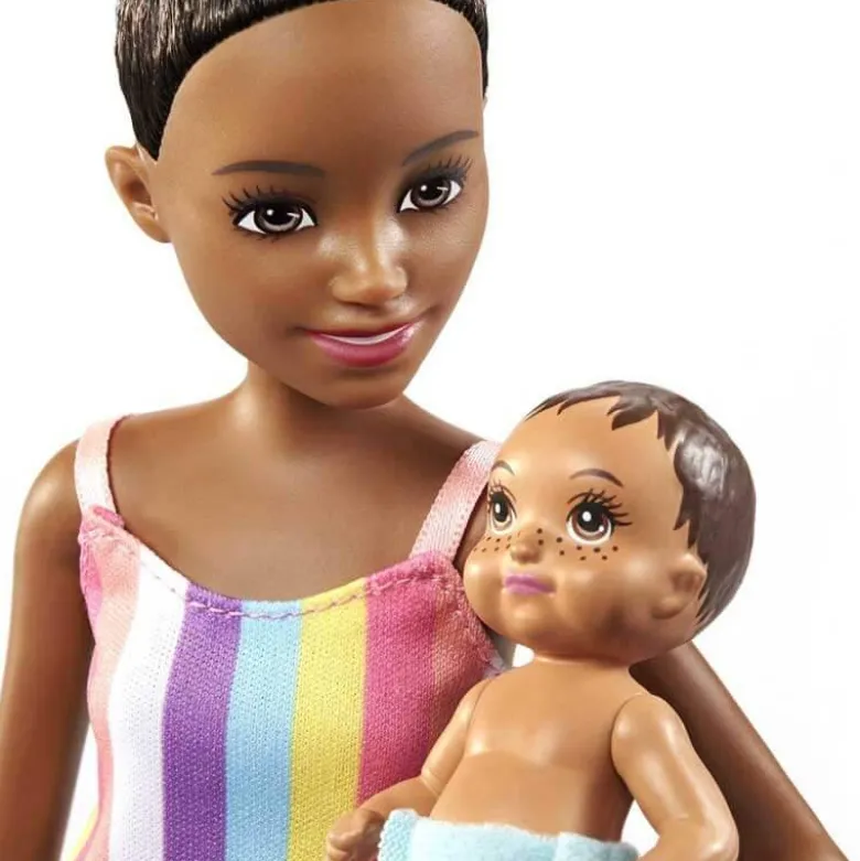 Barbie Barnvakt Skipper Babysitter med Bebis GRP12