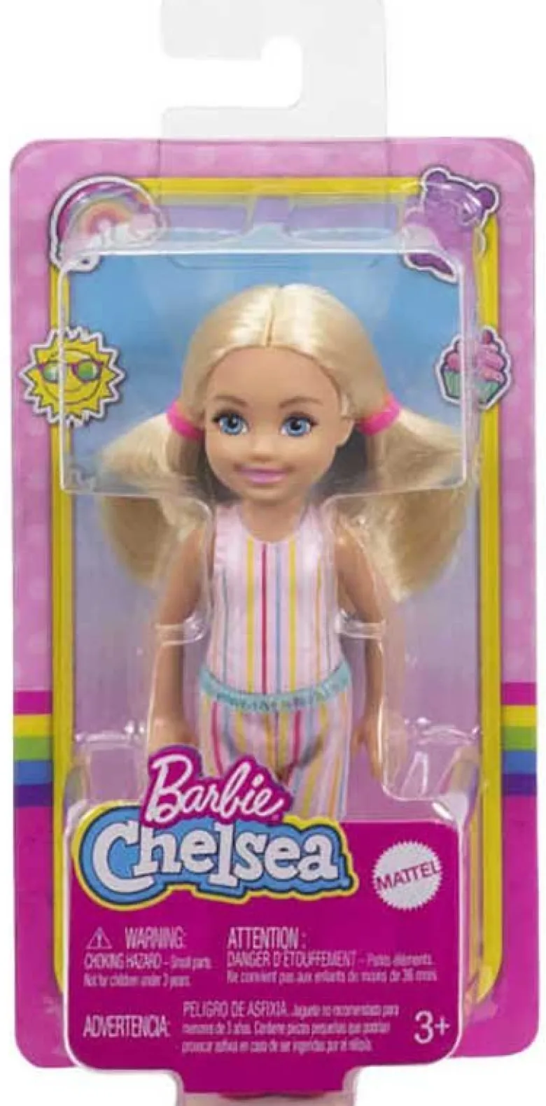 Barbie Chelsea Friend Strip Pink Dress GXT38