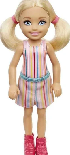 Barbie Chelsea Friend Strip Pink Dress GXT38