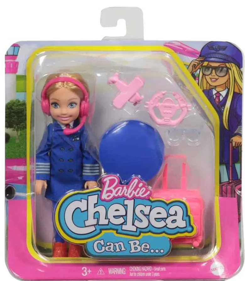 Barbie Chelsea Pilot Karriär Docka