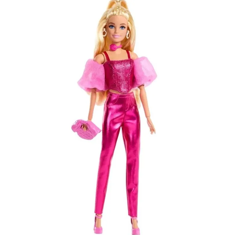 Barbie Deluxe Style Pink Corset Blond Docka JFP40