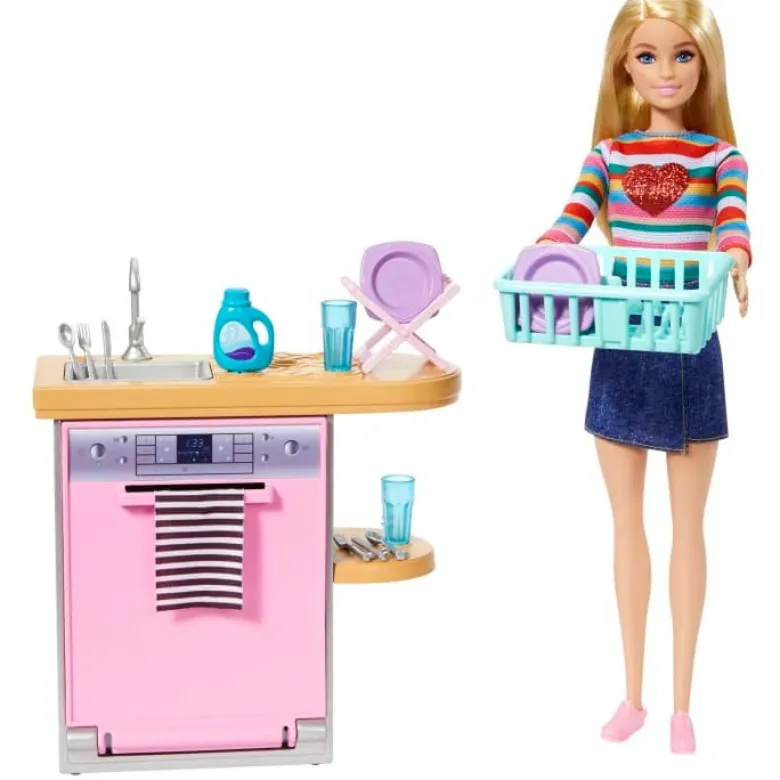 Barbie Diskmaskin Lekset HJV34