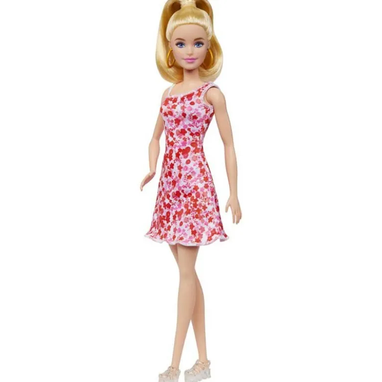 Barbie Fashionista Pink Floral Dress HJT02