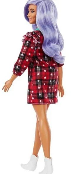 Barbie Fashionistas Docka Plaid Dress