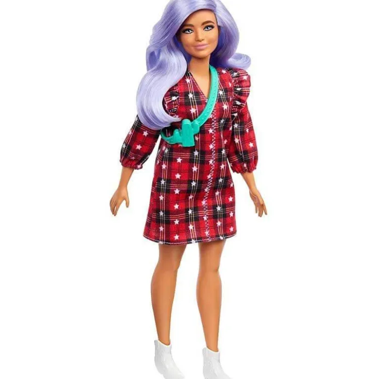 Barbie Fashionistas Docka Plaid Dress
