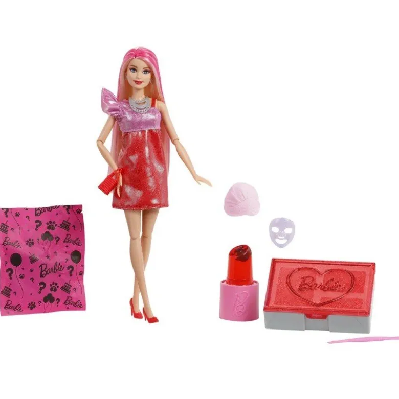 Barbie Glam Party Unboxed Red Original Doll JFY68