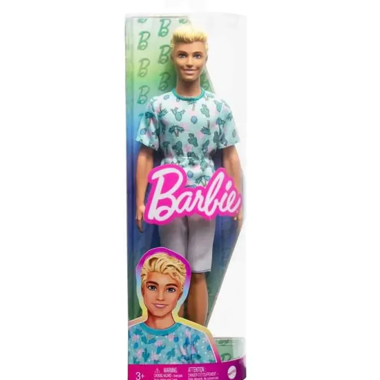 Barbie Ken Docka Fashionista häftig T-Shirt, vita shorts med sneakers HJT10