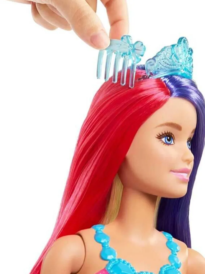 Barbie Long Hair Fantasy Docka och håraccessoar Dreamtopia GTF38