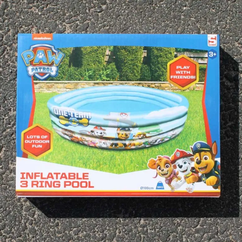 Barnpool Paw Patrol 100 cm 3 ringar
