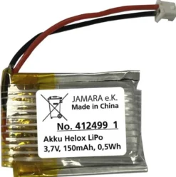 Batteri Lipo 3,7V 150 mAh till Helox Gyro Jamara