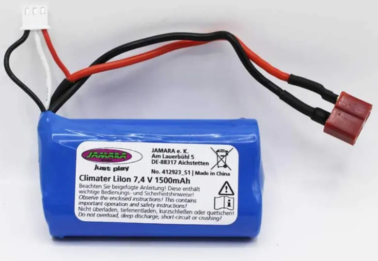 Batteri 7,4 volt till Radiostyrd Båt Climater Speedboat Jamara