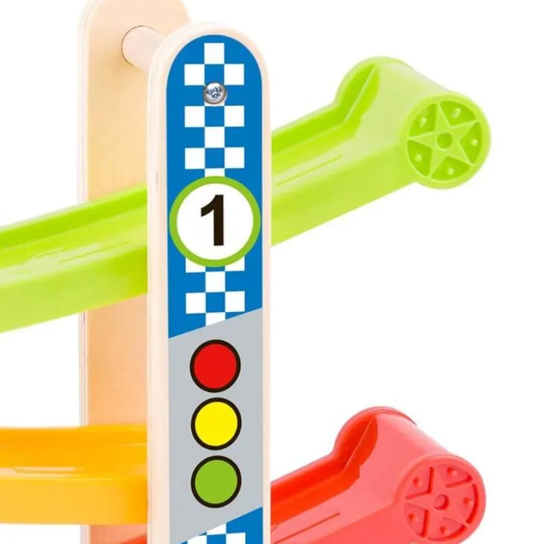 Bilbana med våningsplan för barn Tooky Toy