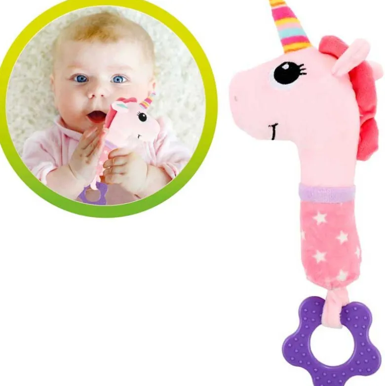 Bitring Enhörning med skallra baby