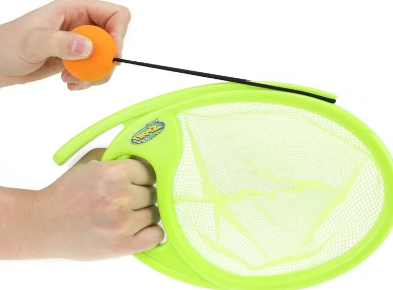 Bollfångar-Spel skjut iväg bollen och fånga den