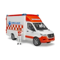 Bruder Ambulans Mercedes Sprinter med figur 02676