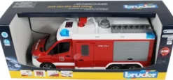 Bruder Brandbil Mercedes Benz Sprinter med ljud och ljud 02680