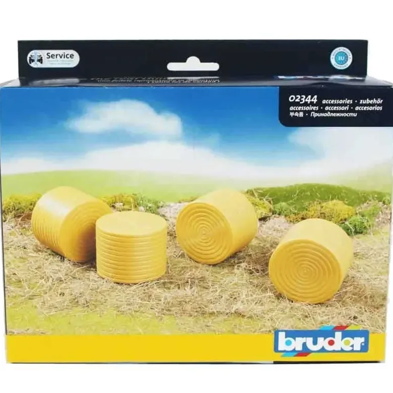 Bruder Ensilagebalar i plast 4 st. 02344