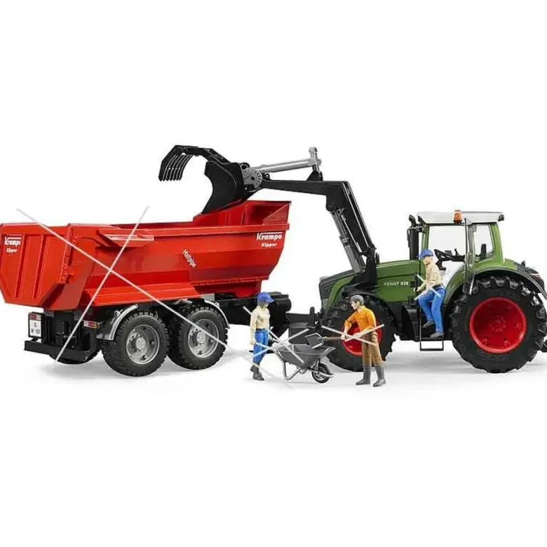 Bruder Fendt 936 Traktor med Frontlastare och Skopa 03041