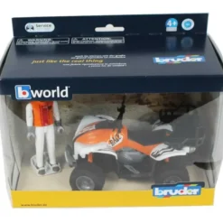 Bruder Fyrhjuling med Figur 63000