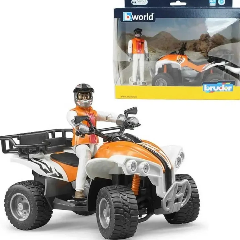 Bruder Fyrhjuling med Figur 63000
