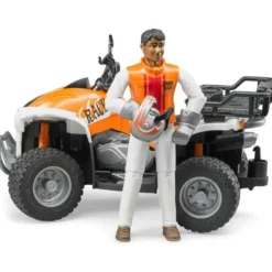 Bruder Fyrhjuling med Figur 63000
