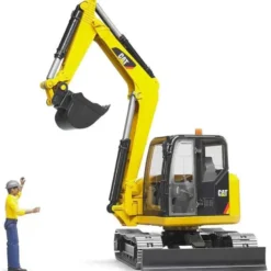 Bruder Grävmaskin Caterpillar Mini med Förare 02466