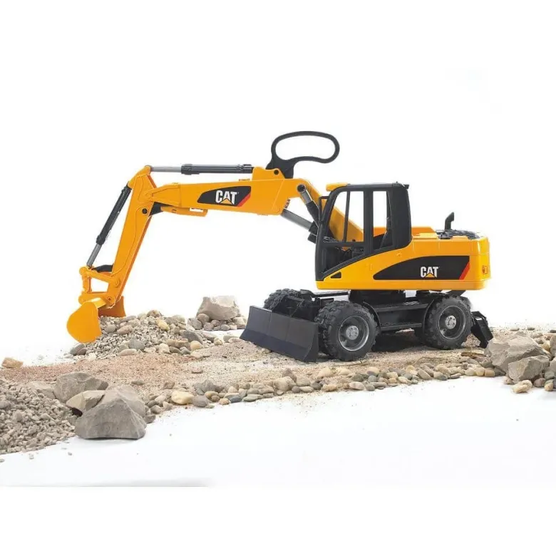 Bruder Hjulgrävare Grävmaskin Caterpillar med hjul 02445