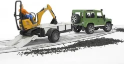 Bruder JCB Micro Grävmaskin 8010 CTS med Förare 62002