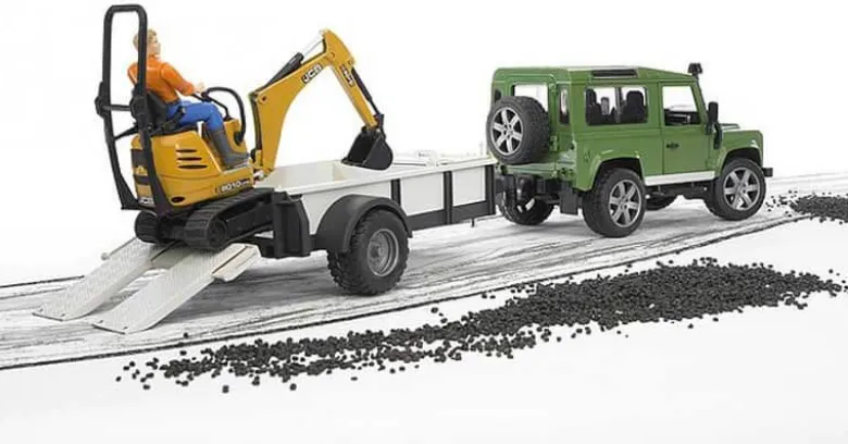 Bruder JCB Micro Grävmaskin 8010 CTS med Förare 62002