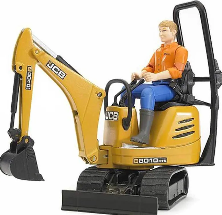 Bruder JCB Micro Grävmaskin 8010 CTS med Förare 62002