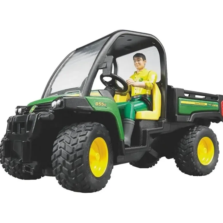 Bruder John Deere Gator XUV 855D med Förare 02490
