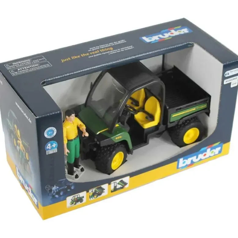 Bruder John Deere Gator XUV 855D med Förare 02490