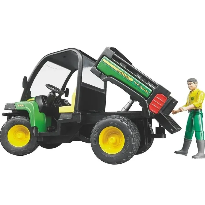Bruder John Deere Gator XUV 855D med Förare 02490