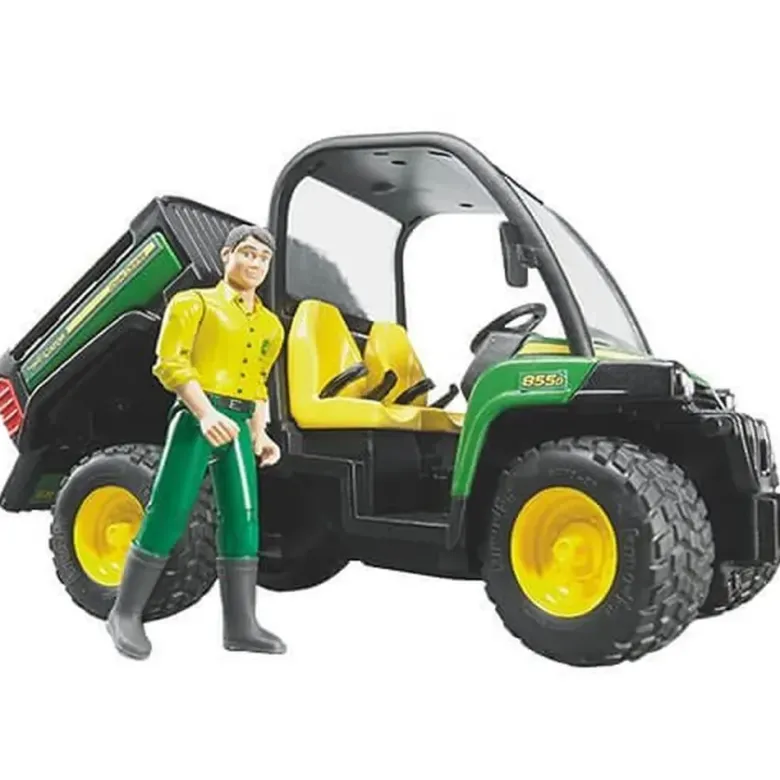 Bruder John Deere Gator XUV 855D med Förare 02490
