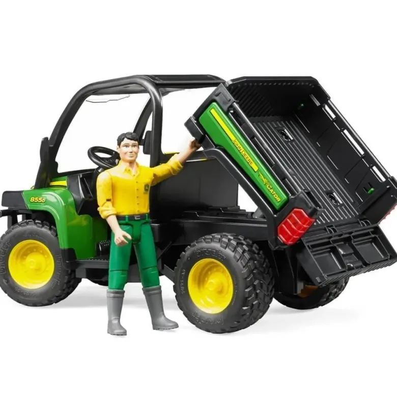 Bruder John Deere Gator XUV 855D med Förare 02490