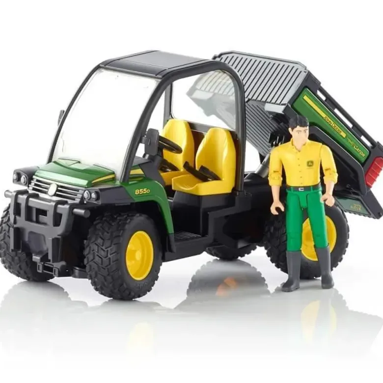 Bruder John Deere Gator XUV 855D med Förare 02490