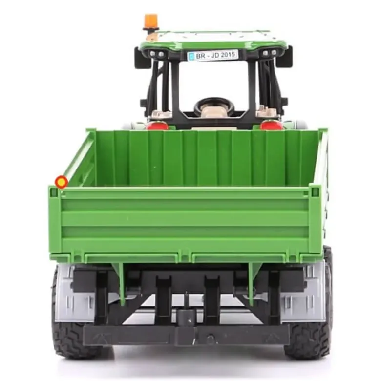 Bruder John Deere 5115M Traktor med Släpkärra 02108