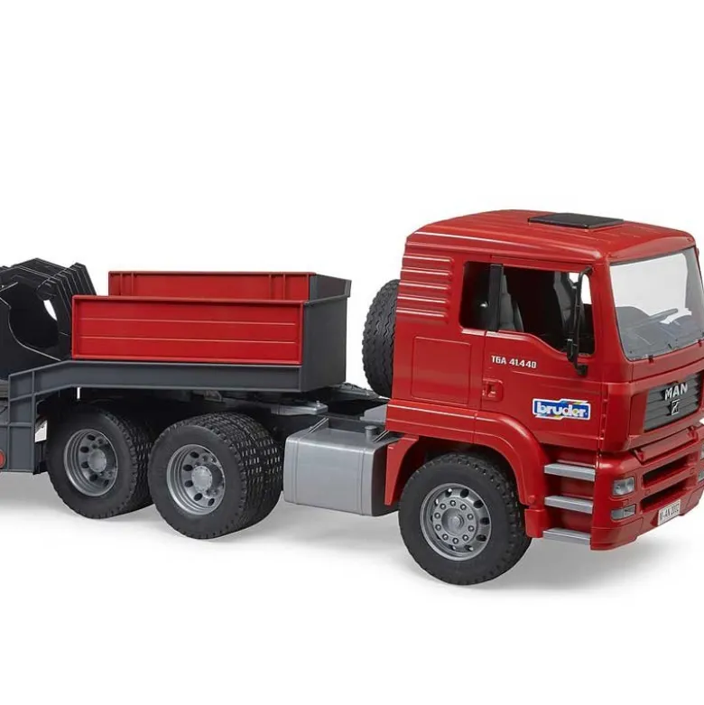 Bruder Lastbil MAN TGA Trailer och Manitou Lastare 02774