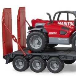 Bruder Lastbil MAN TGA Trailer och Manitou Lastare 02774