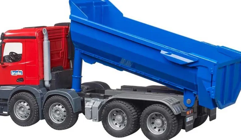 Bruder Lastbil Mercedes Arocs med tippflak Halfpipe Dump Truck 03621