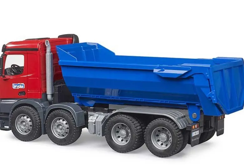 Bruder Lastbil Mercedes Arocs med tippflak Halfpipe Dump Truck 03621