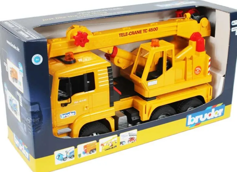 Bruder MAN TGA Kranbil Lastbil 02754