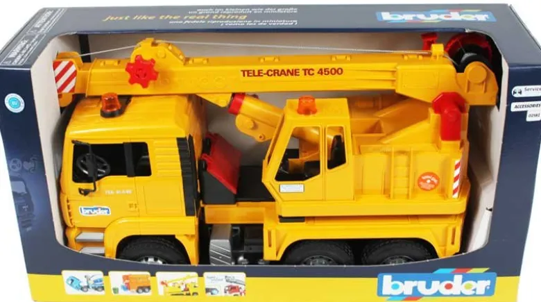 Bruder MAN TGA Kranbil Lastbil 02754