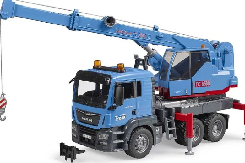 Bruder MAN TGS Kranlastbil TC 8500 03771